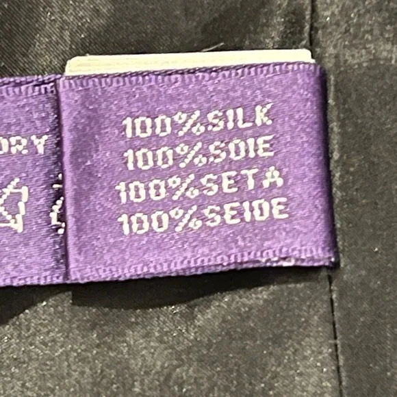 Ralph Lauren Collection silk skirt womens size 6 Purple Label‎ 100% silk black - Picture 7 of 10